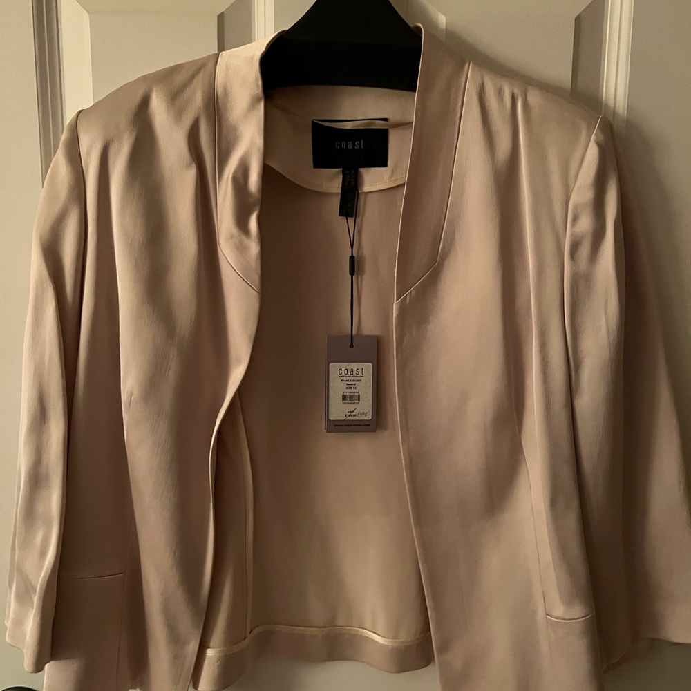 coast Byanka Jacket size 12 Blush nwt